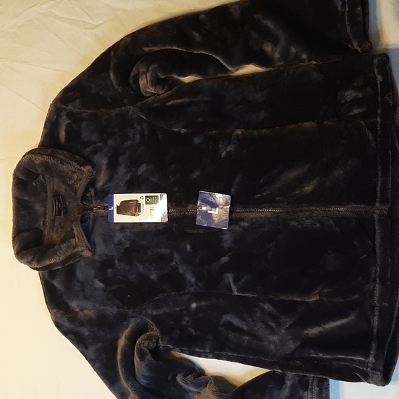 32 Degrees Jackets & Blazers - 32 Degrees Women's Size L Super Soft Faux Fur Front Zip Up Jacket